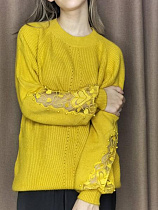 Свитер Kosta 5865 yellow - делук