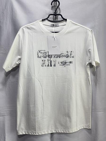 Футболка Minh MH966 white - делук