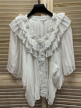 Блузка Dalkosti Shop DS825 white - делук