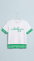 Футболка Dino DN1023 l.grey-green - делук