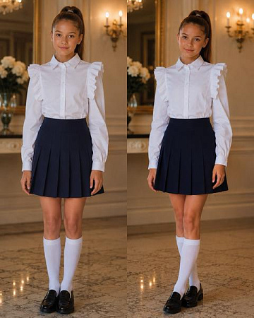 Блузка Karolina KR821 white - делук