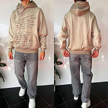 Худи Three Black 2364 beige - делук