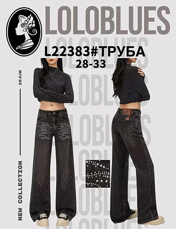 Джинсы Lolo Blues L22383 black - делук