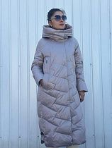 Пуховик Yafeier 2383 beige - делук