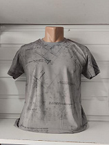 Футболка Panda 1706 grey - делук