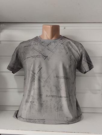 Футболка Panda 1706 grey - делук