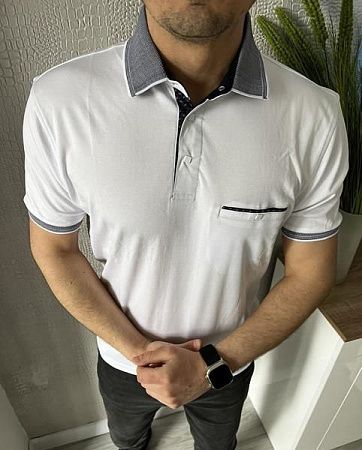 Футболка Nik 56023 white - делук