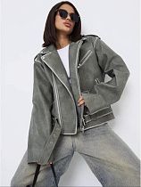 Куртка Dorimodes DM2456 grey - делук