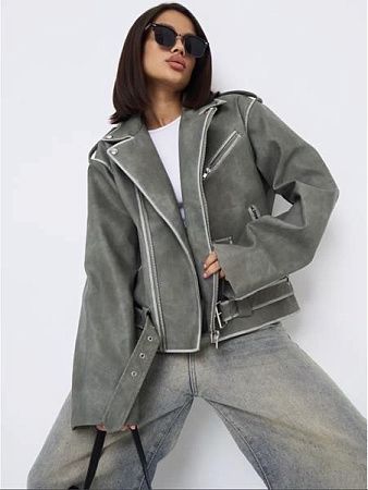 Куртка Dorimodes DM2456 grey - делук
