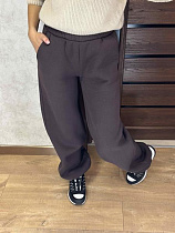 Штаны Спорт Valentina 302-2 brown - делук