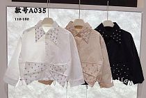Блузка Delfinka A035 black - делук