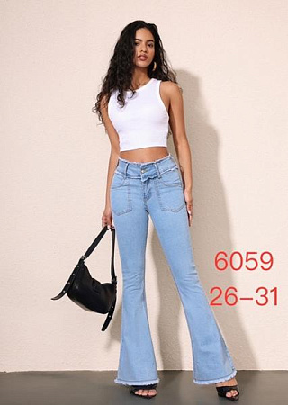 Джинсы Newjeans 6059 l.blue - делук