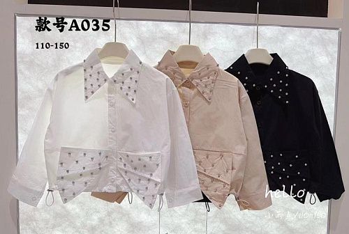 Блузка Delfinka A035 black - делук