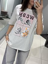 Футболка Comod 1615 l.grey - делук