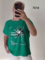Футболка Fsn 7018 green - делук