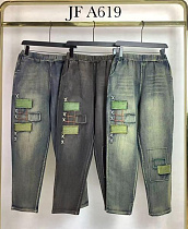 Джинсы Immei JFA619 l.blue - делук