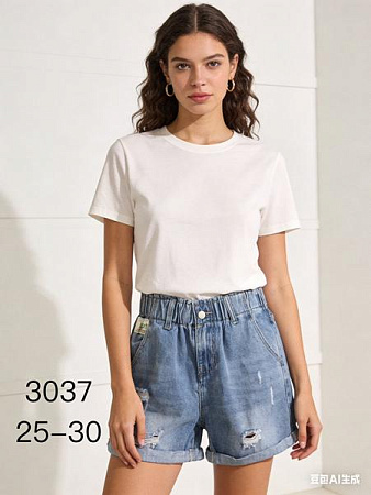 Шорты Newjeans 3037 l.blue - делук