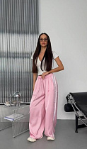 Штаны Спорт Akulova 421 pink - делук