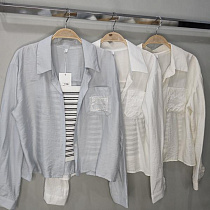 Рубашка Style Nadezhda 9608 white - делук