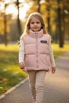 Жилетка Delfinka 3301 pink - делук