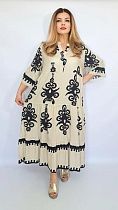 Платье Romeo Life 7975 beige Платье Romeo Life 7975 beige - делук