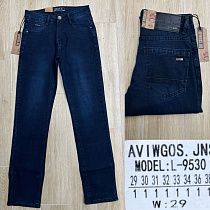 Джинсы God Baron L-9530 blue - делук
