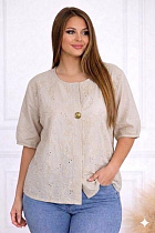 Блузка Levisha 26031 l.beige - делук