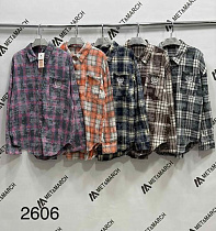 Рубашка Met&March 2606 orange - делук