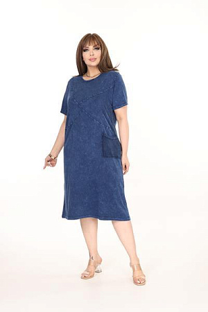 Платье Alberk 4085  blue - делук