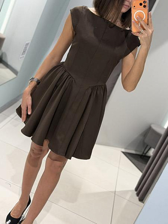 Платье Comod 8736 chocolate - делук