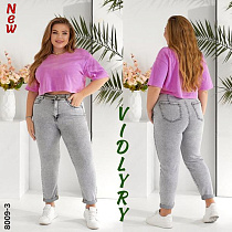 Джинсы Vidlyry 8009-3 l.grey - делук