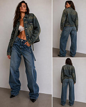 Куртка Jeans Club 3411-2-8 navy - делук