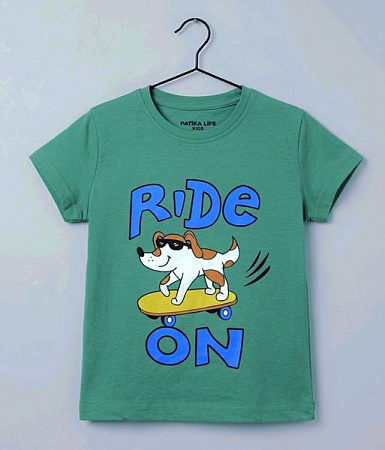 Футболка Dino DN291 green - делук