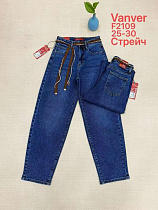 Джинсы Vanver F2109 navy - делук