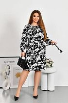Платье Iren Veles 1023-1 black - делук