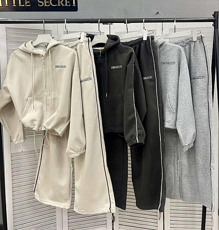 Костюм Спорт Little Secret M8925 d.grey - делук