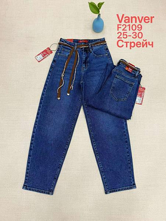 Джинсы Vanver F2109 navy - делук