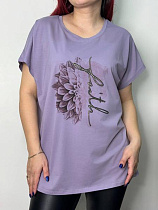 Футболка Kosta E013 lilac - делук