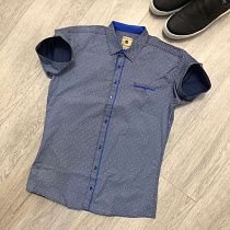 Рубашка No Brand 2163 blue - делук