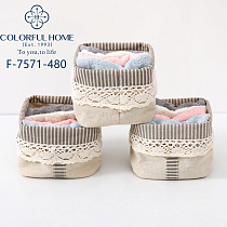 Набір серветок у подарунковій корзинці 7571-F-24 - делук