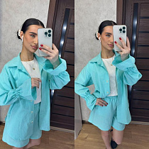 Костюм Valentina 014-1 l.blue - делук