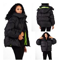Куртка Three Black Women 80011-3 black - делук