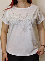 Футболка Kosta 1713 white - делук