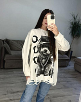 Свитер S.Style 92-1 white - делук