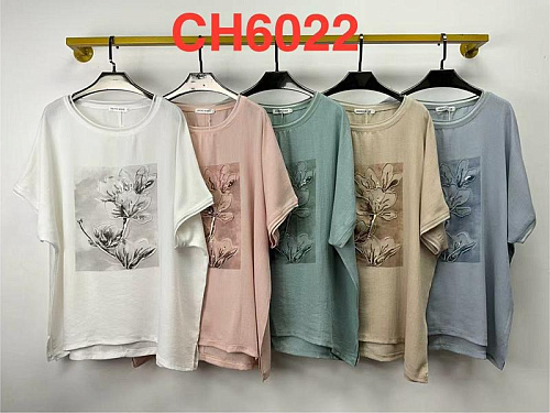 Футболка Saint Wish CH6022 mix - делук