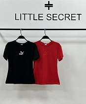 Футболка Little Secret 1059 black - делук