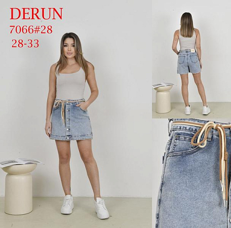 Юбка-Шорты Maxim Jeans 7066 blue - делук
