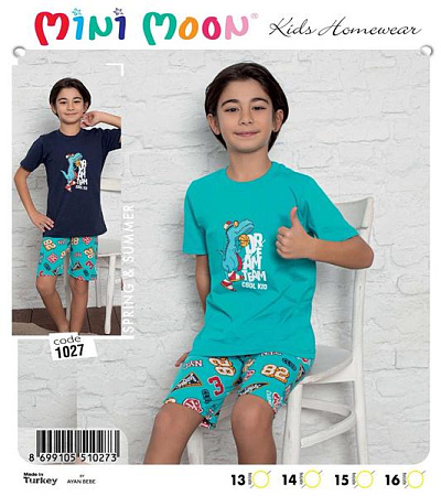 Пижама Disneyopt Kids DS360-1027 l.blue (13-16) - делук