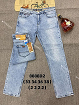 Джинсы Fangsida 8888 l.blue - делук