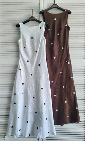 Сарафан Nefertiti 6221 white - делук